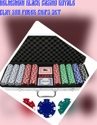 500 chip poker set