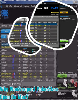 888 poker wont open on mac