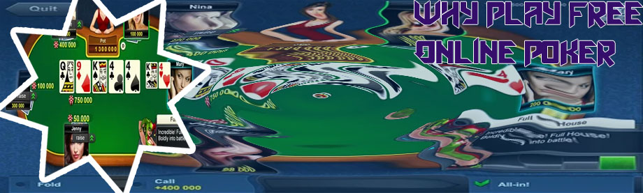 Play poker online free no money
