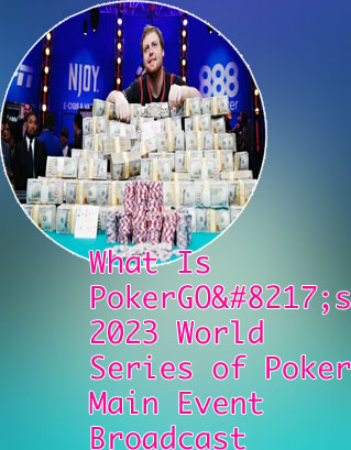 Poker world series online
